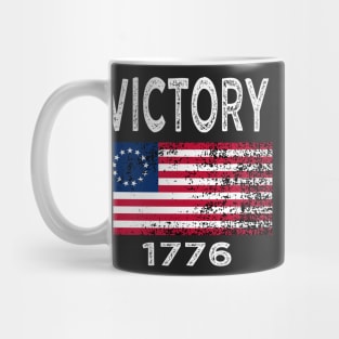 Betsy Ross Flag Victory 1776 USA Mug